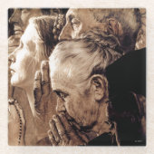 Religionsfreiheit Glasuntersetzer (Vorderseite)