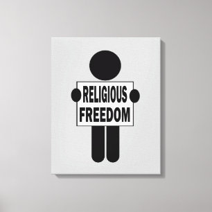 Religionsfreiheit Leinwanddruck