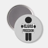 Religionsfreiheit Magnet (Vorderseite/Rückseite)