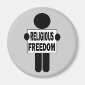 Religionsfreiheit Magnet (Vorne)