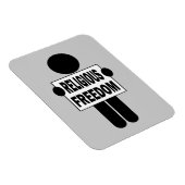 Religionsfreiheit Magnet (Rechte Seite)