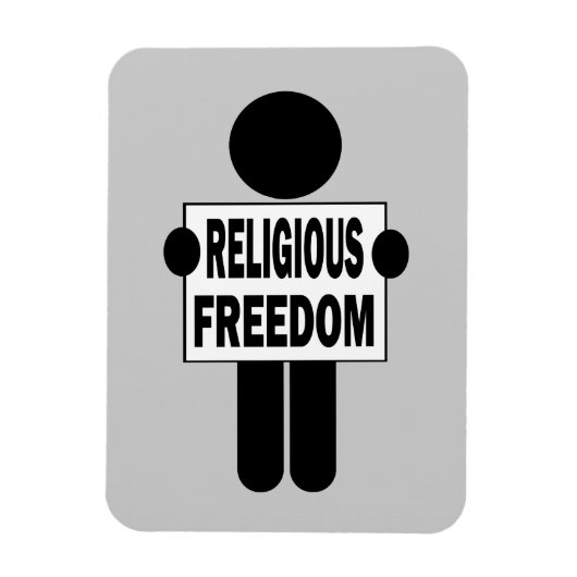 Religionsfreiheit Magnet (Vertikal)