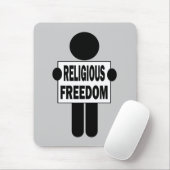 Religionsfreiheit Mousepad (Mit Mouse)