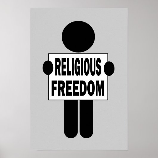 Religionsfreiheit Poster (Vorne)