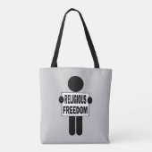 Religionsfreiheit Tasche (Rückseite)