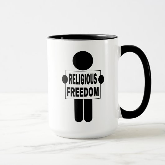 Religionsfreiheit Tasse (Rechts)