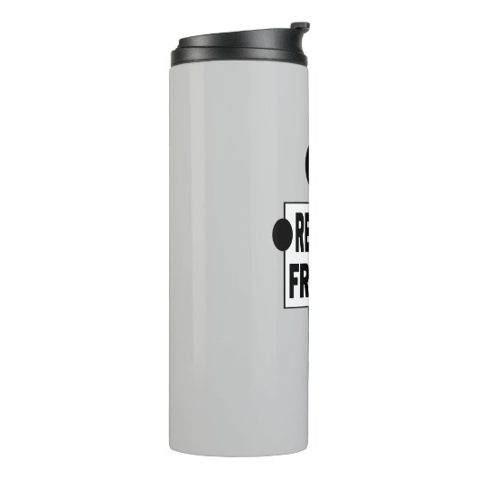 Religionsfreiheit Thermosbecher (Nach links gedreht)