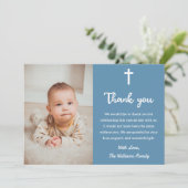 Religionsgemeinschaft Christlich Christening Bapti Dankeskarte (Stehend Vorderseite)