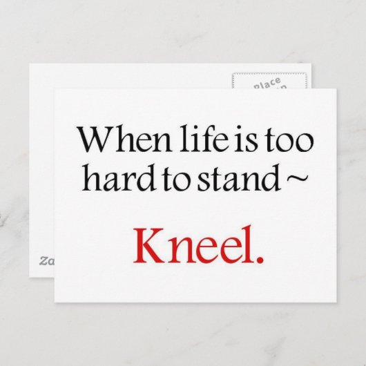 Religionsgeschenke Postkarte (Vorne/Hinten)