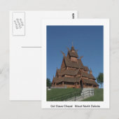 Religionskarte. Postkarte (Vorne/Hinten)