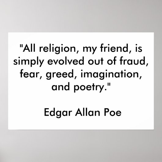 Religionssaatgut Poster (Vorne)