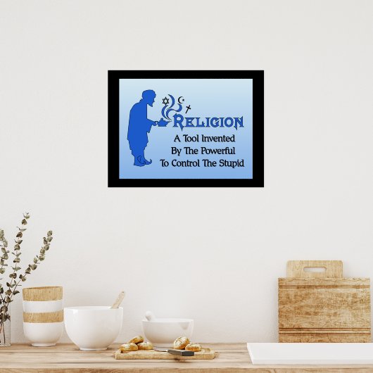 Religionswerkzeug Poster (Küche)