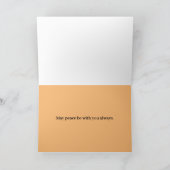 Religiös bin ich bei dir immer Schrift Matthew Karte (Innenseite)