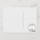 Religiös Der Herr ist mein Hirte Psalm 23 Postkarte (Rückseite)