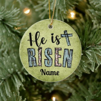 Religiös ist er Risen Ornament - Mauer, Baum