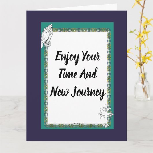 religiös karte (Gelbe Blume)