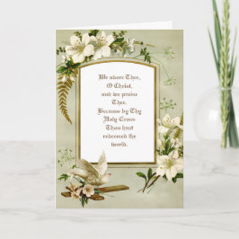 Religiös-katholische Ostern Jesus Auferstehung Mar Feiertagskarte