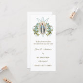 Religiös-katholische Requiem Begräbnismesse mit C Karte (Vorderseite/Rückseite Beispiel)