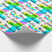 RELIGIÖS PERSONALISIERTE 80. GEBURTSTAG-DESIGN GESCHENKPAPIER (Ecke)