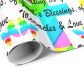 RELIGIÖS PERSONALISIERTE 80. GEBURTSTAG-DESIGN GESCHENKPAPIER (Rolleneckpunkt)