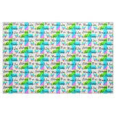 RELIGIÖS PERSONALISIERTE 80. GEBURTSTAG-DESIGN STOFF (Fat Quarter (45,7 x 55,9 cm))