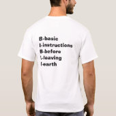 religiös T-Shirt (Rückseite)