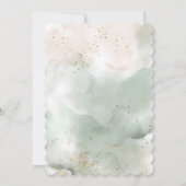 Religiös, Wasserfarbe, Kreuz, Erste heilige Gemein Einladung (Rückseite)