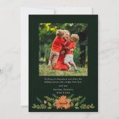 Religiöse 2 Foto Woodland Botanische Weihnachten (Rückseite)