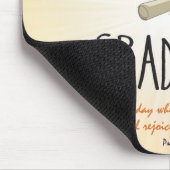 Religiöse Abschluss Gold Sternexplosion mit Black Mousepad (Ecke)