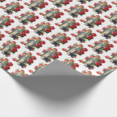 Religiöse Abschluss Jungfrau Mary Rote Rosen Geschenkpapier (Ecke)