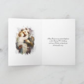 Religiöse Anthony of Padua Child Jesus Card Karte (Innenseite)