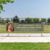 Religiöse Anthony von Padua Baby Jesus im Freien Banner (Insitu)