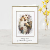 Religiöse Anthony von Padua Kind Jesus Karte (Gelbe Blume)