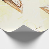 Religiöse Aquarellbibel Geschenkpapier (Ecke)