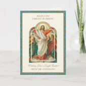 Religiöse Auferstehung Ostern Jesus Christlich Feiertagskarte (Vorderseite)