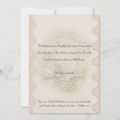 Religiöse Babydusche Danke Vintag (Rückseite)