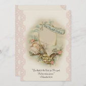 Religiöse Babydusche Danke Vintag (Vorne/Hinten)