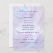 Religiöse Bestätigung Einladung (Rückseite)