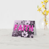 Religiöse Bibel Verse Faith Karte (Gelbe Blume)