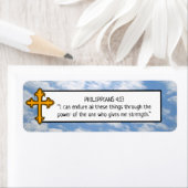 Religiöse Bibel Verse und Wolken (Insitu)