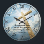 Religiöse Bibel Zitat Verse personalisierbare Uhr<br><div class="desc">Eine einzigartige personalisierbare Bibel Vers inspirierende dekorative Wanduhr. Personalisieren Sie mit Ihrem Lieblings- oder inspirierendsten Angebot. Eine großartige Ergänzung zu jeder Zuhause. Auch macht eine tolle Geschenkidee.</div>