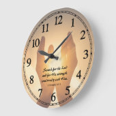 Religiöse Bibel Zitat Verse personalisierbare Uhr (Winkel)