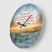Religiöse Bibel Zitat Verse personalisierbare Uhr (Winkel)