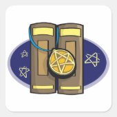 Religiöse Bibeln Quadratischer Aufkleber (Vorderseite)