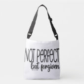 Religiöse Black & White Tote Tasche (Vorderseite)