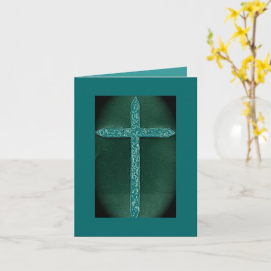 Religiöse Blank Note Card Karte (Gelbe Blume)