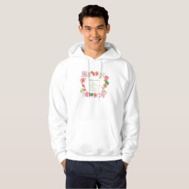 Religiöse Blume zum 15. Hochzeitstag Hoodie