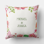 Religiöse Blume zum 15. Hochzeitstag Kissen (Rückseite)