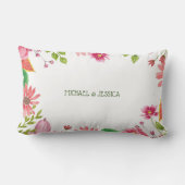 Religiöse Blume zum 15. Hochzeitstag Lendenkissen (Rückseite)