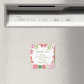 Religiöse Blume zum 20. Hochzeitstag Magnet (In Situ (Geschirrspüler))